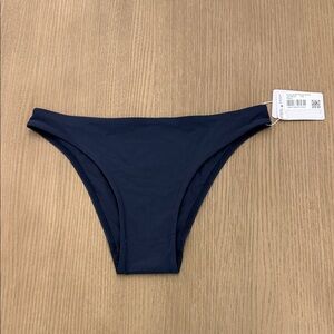 NEW Lululemon Athletica Waterside Navy Blue Swim Bottom Mid Rise Size XS
